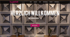 Desktop Screenshot of kwadratgmbh.com