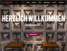 Tablet Screenshot of kwadratgmbh.com